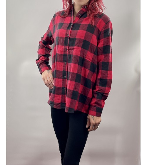 Chemise à carreaux rouge / noir, Terranova